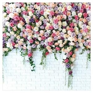 6 Pack- ArtSkills 65" x 71" Giant Rose Wall Plastic Hanging Party Wall Backdrop